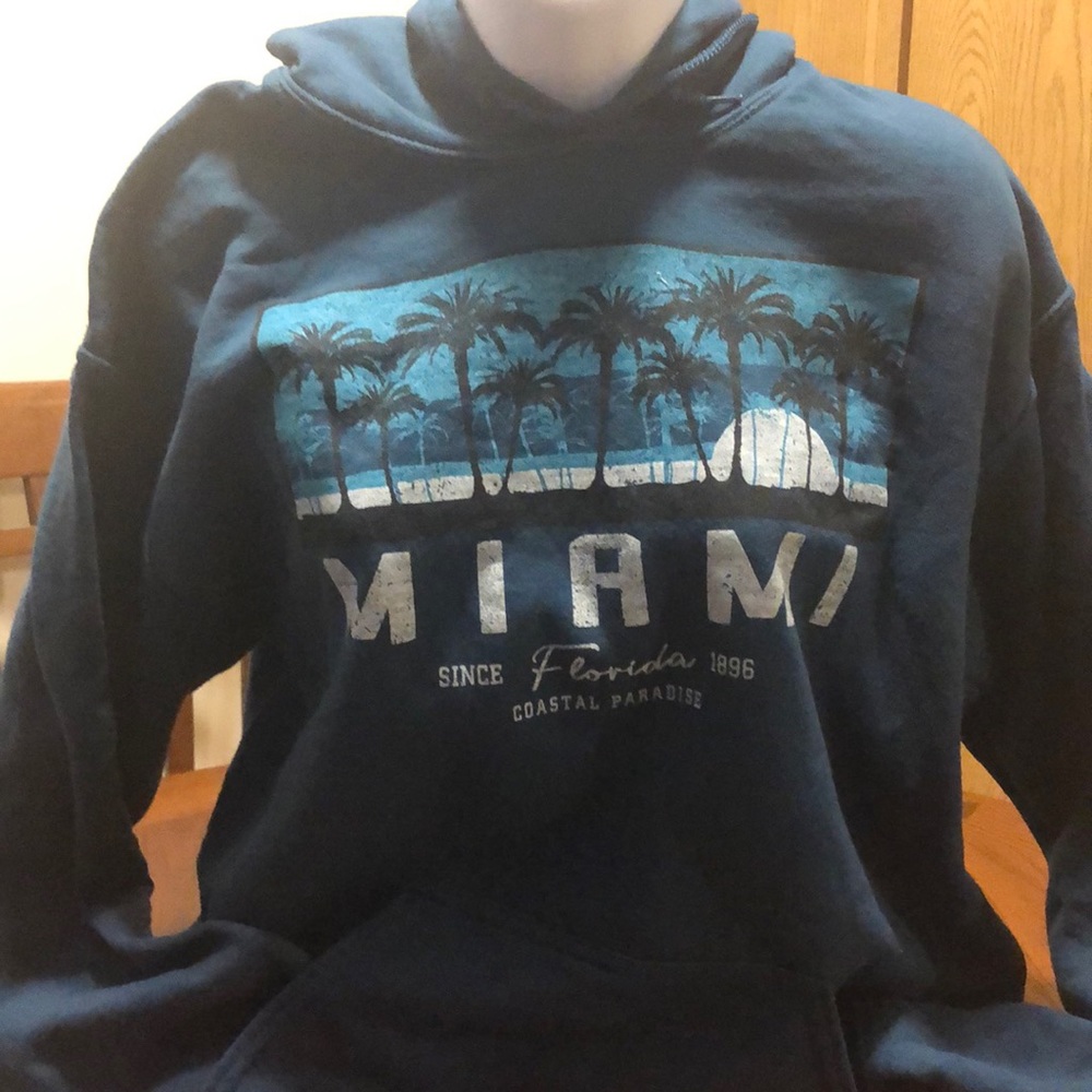 Miami Florida woman’s hoodie size medium.